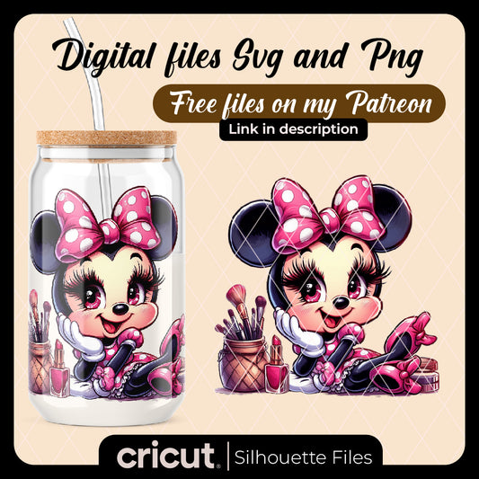 Diseño SVG para Cricut - Minnie coquette png, coquette png, mickey mouse png - MenteczSVG