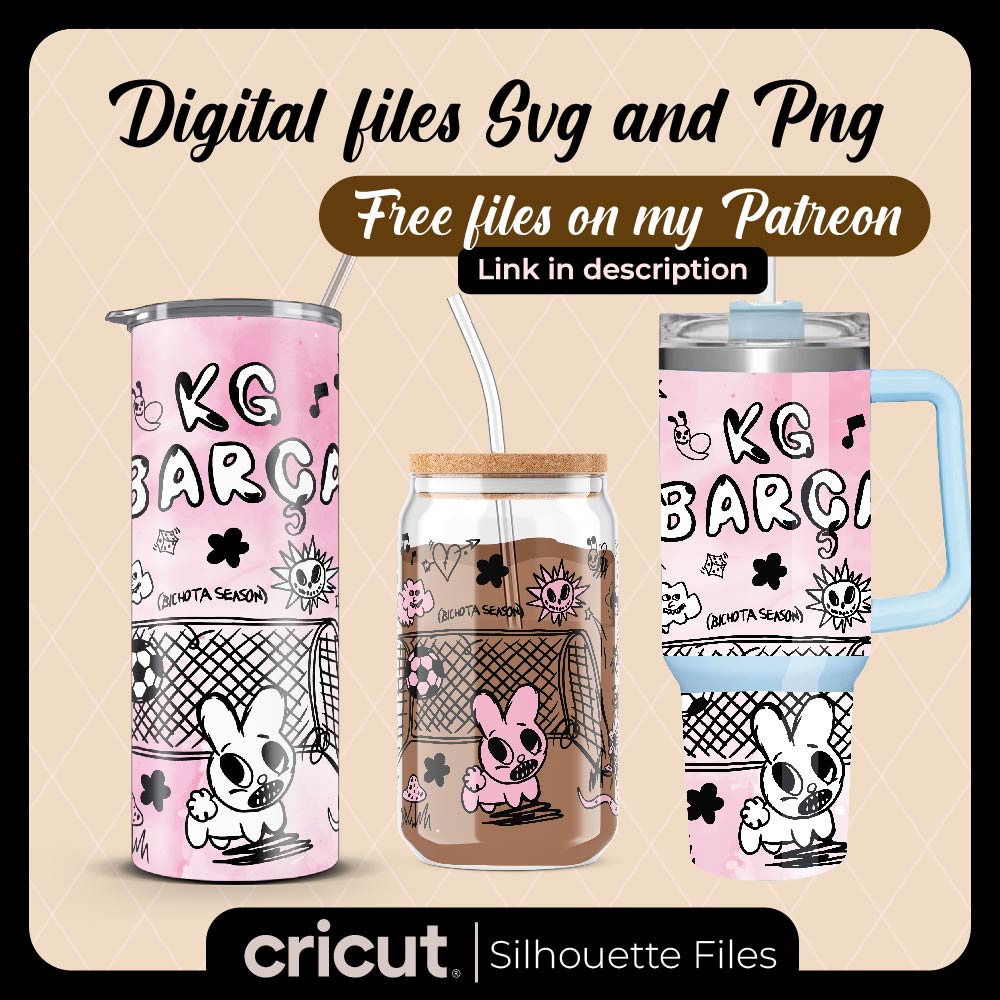 Karol g barca svg, karol g merch, tumbler 20oz png, cub libbey svg, tumbler 40oz png, karol g svg