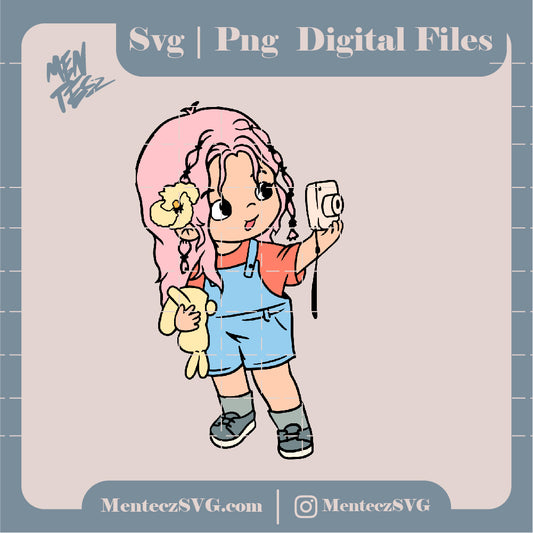 Diseño SVG para Cricut - Karol G Pink SVG | Mañana Será Bonito SVG, High Quality PNG, lover karol g svg, camera svg - MenteczSVG