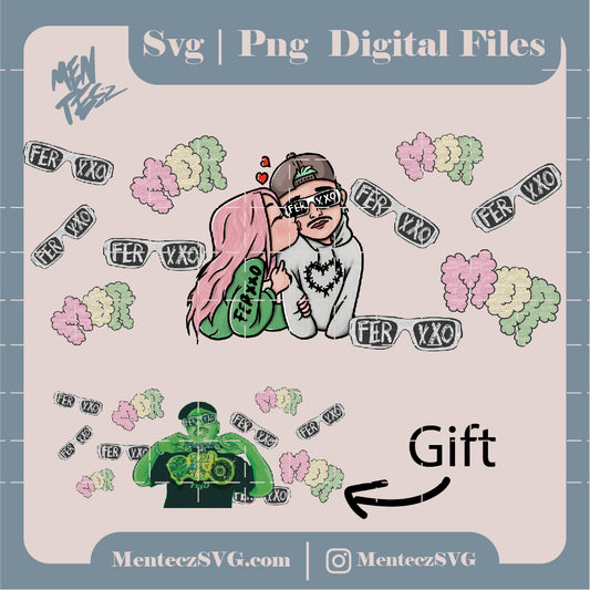 Diseño SVG para Cricut - karol G y Feid svg and png, ferxxo png, karol g png, mañana sera bonito png - MenteczSVG