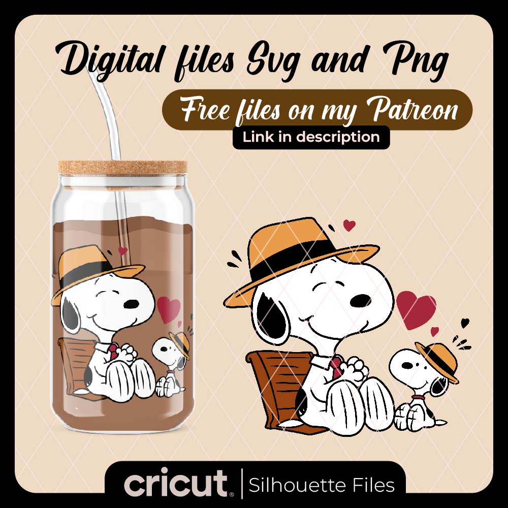 Snoopy svg, snoopy happy father day svg, perfect for cricut and cameo, for libbey and tshirts