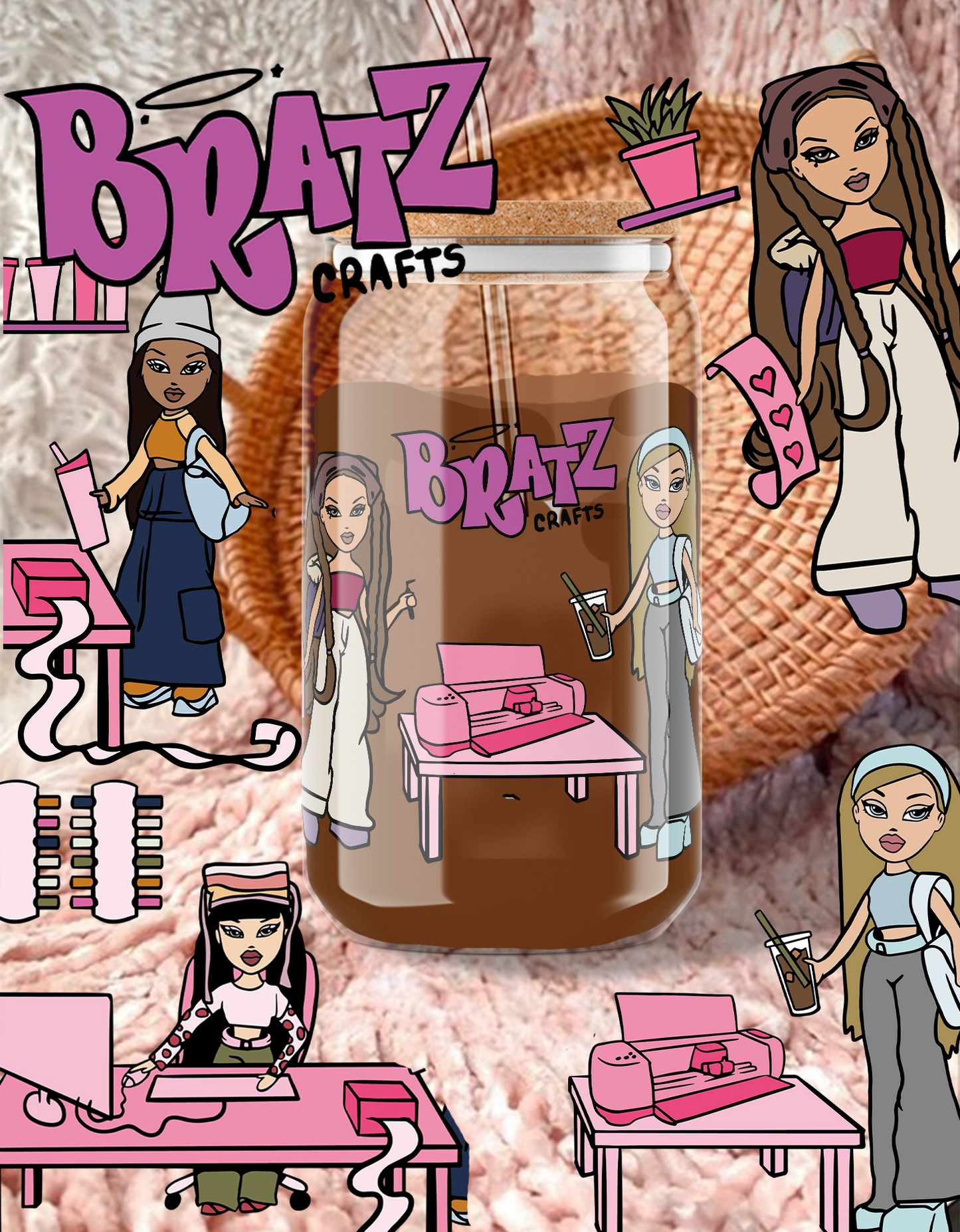 Bratz crafts svg for cricut , Bratz cup wrap, Bratz Logo png, Bratz svg for cricut, Cut file, Clipart, Fashion Doll SVG