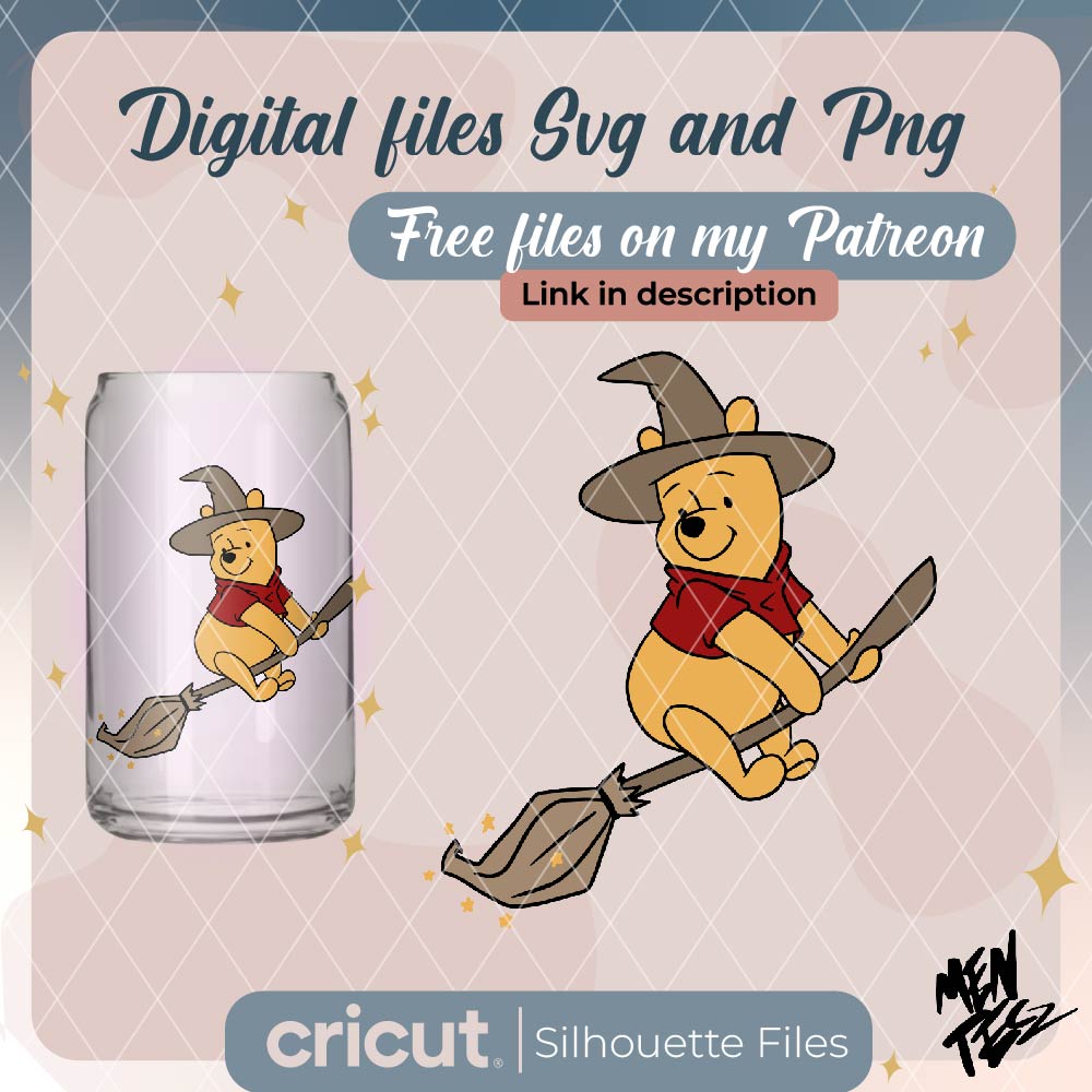 Winnie the pooh halloween svg, Disfraz de Halloween Svg, Amigos, Trick Or Treat, Spooky Vibes Svg, Boo Svg, Fall Svg, Svg, Archivos Png para sublimación de Cricut free