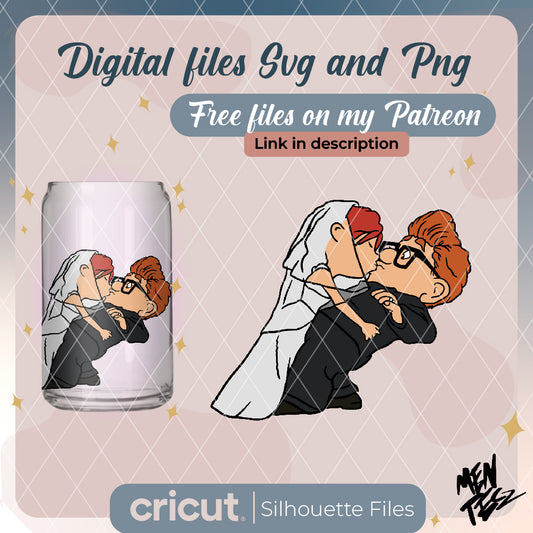Diseño SVG para Cricut - Eli y Carl svg, movie up svg, Día de San Valentín, Regalo de amor de San Valentín, Russel SVG, Carl Svg, Decoración de la boda - MenteczSVG