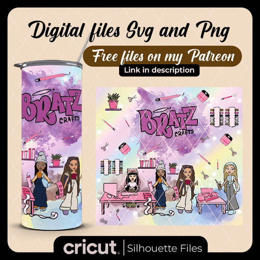 Diseño SVG para Cricut - Bratz crafts svg for tumbler, Bratz tumbler, wrap, Bratz Logo png, Bratz svg for cricut, png , Clipart, Fashion Doll png - MenteczSVG