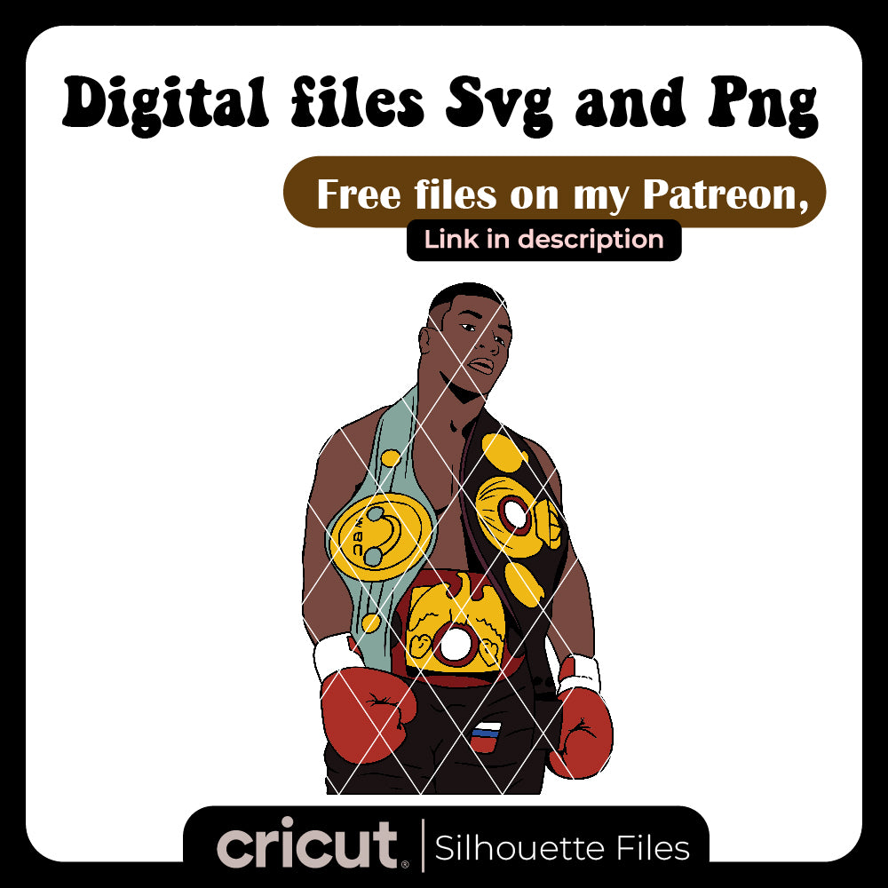 Mike Tyson SVG, Iron Mike Tyson, Brooklyn, Boxing Club, Black Lives Matter Svg, Digital File, No racism Vector File Instant Download cricut