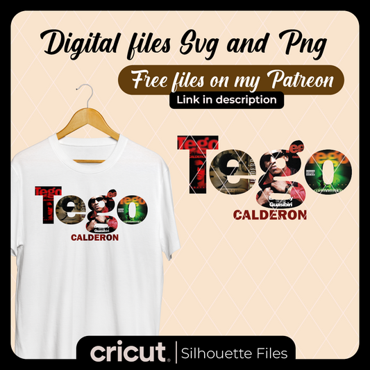 Diseño SVG para Cricut - Tego calderon png, albums de Tego calderon png, for cricut and cameo, El Abayarde, El Enemy de los Guasíbiri - MenteczSVG