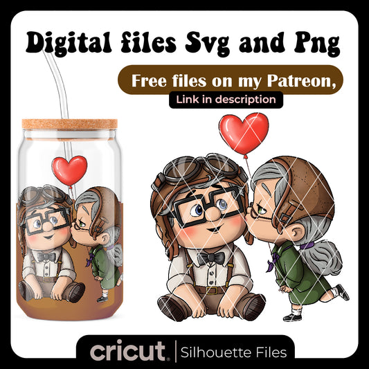 Ellie and Carl valentine's day PNG , Up Movie PNG, My Greatest Adventure Png, Carl Png, Her Carl His Ellie, Carl And Ellie Adventure Is Out, Valentine