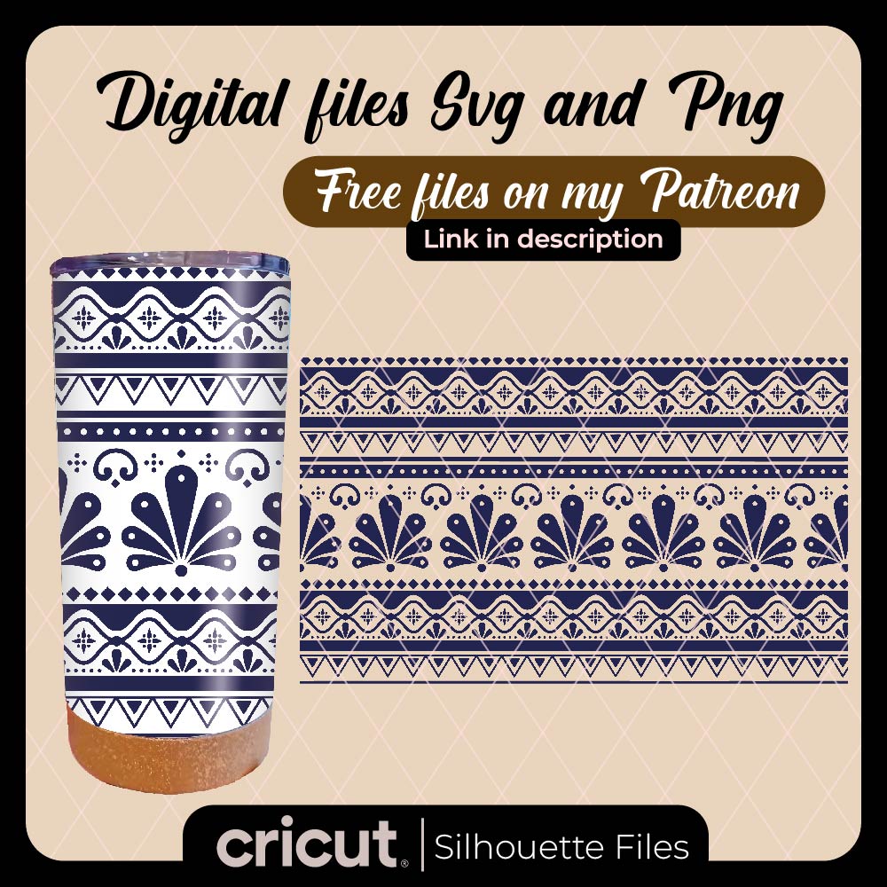 Talaveras svg, png, wrap perfect for cricut, cameo and uvdtf, Libbey 16oz, Tumbler 40oz, 20oz and 17oz, stanley toppers png