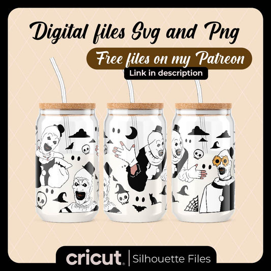 Wraps terrifier svg for cricut, terrifier drawing outline, terrifier clipart