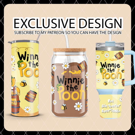 Diseño SVG para Cricut - Winnie the pooh chavo svg, wrap, el chavo svg, for libbey, tshirt, tumbler 20oz and 40oz, perfect for cricut and cameo - MenteczSVG