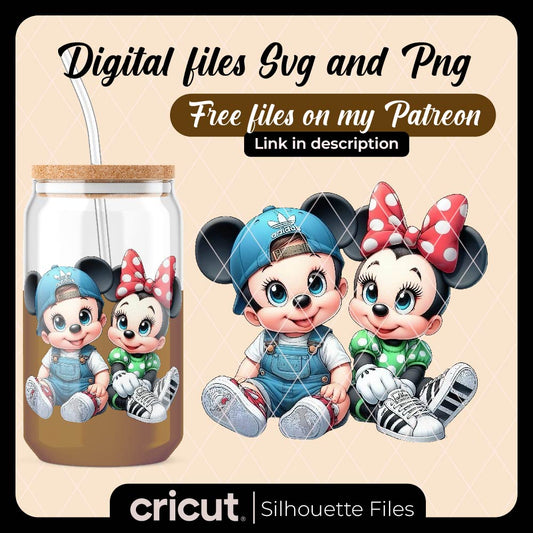 Diseño SVG para Cricut - Mickey mouse and minnie png, Mickey Mouse And Minnie Mouse Png, Mickey And Minnie love PNG, mentecz - MenteczSVG
