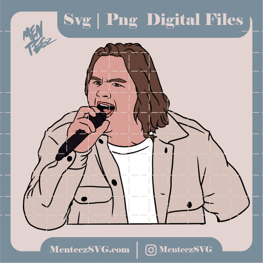 Diseño SVG para Cricut - Lewis capaldi svg, png, jpg \ cantante svg - MenteczSVG