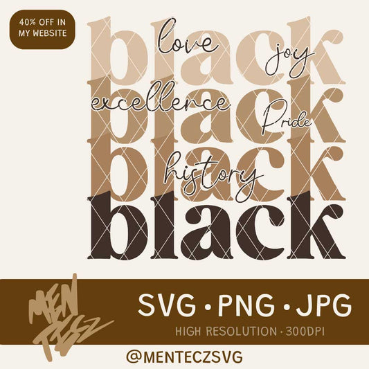Diseño SVG para Cricut - Black History PNG, Black History Month PNG, Sublimation Design, Digital Download Png, African American Png, Juneteenth Png - MenteczSVG