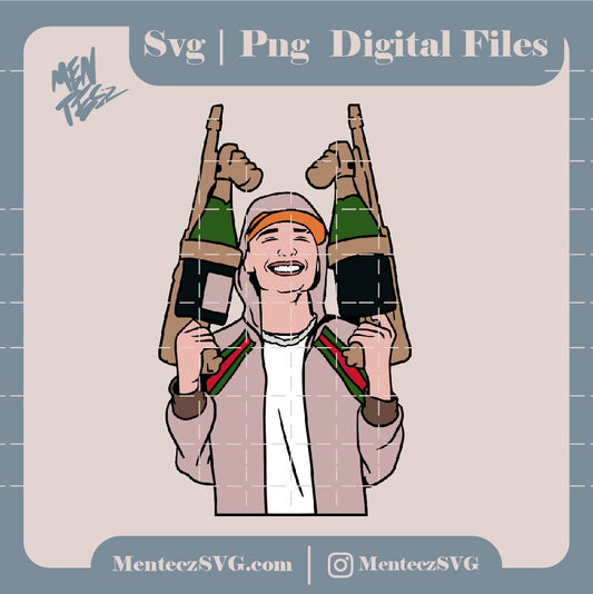 Diseño SVG para Cricut - Peso pluma SVG, Png Mexico, concierto svg, PRC, ella baila sola, por las noches, - MenteczSVG
