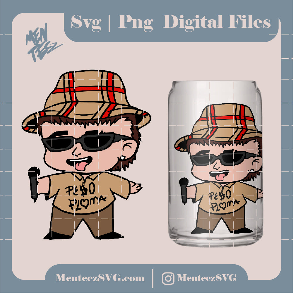Baby Peso pluma SVG, Png Mexico, concierto svg, PRC, ella baila sola, por las noches, Recap