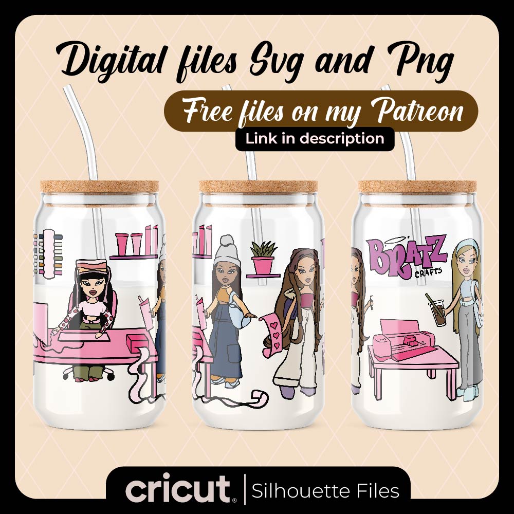 Bratz crafts svg for cricut , Bratz cup wrap, Bratz Logo png, Bratz svg for cricut, Cut file, Clipart, Fashion Doll SVG