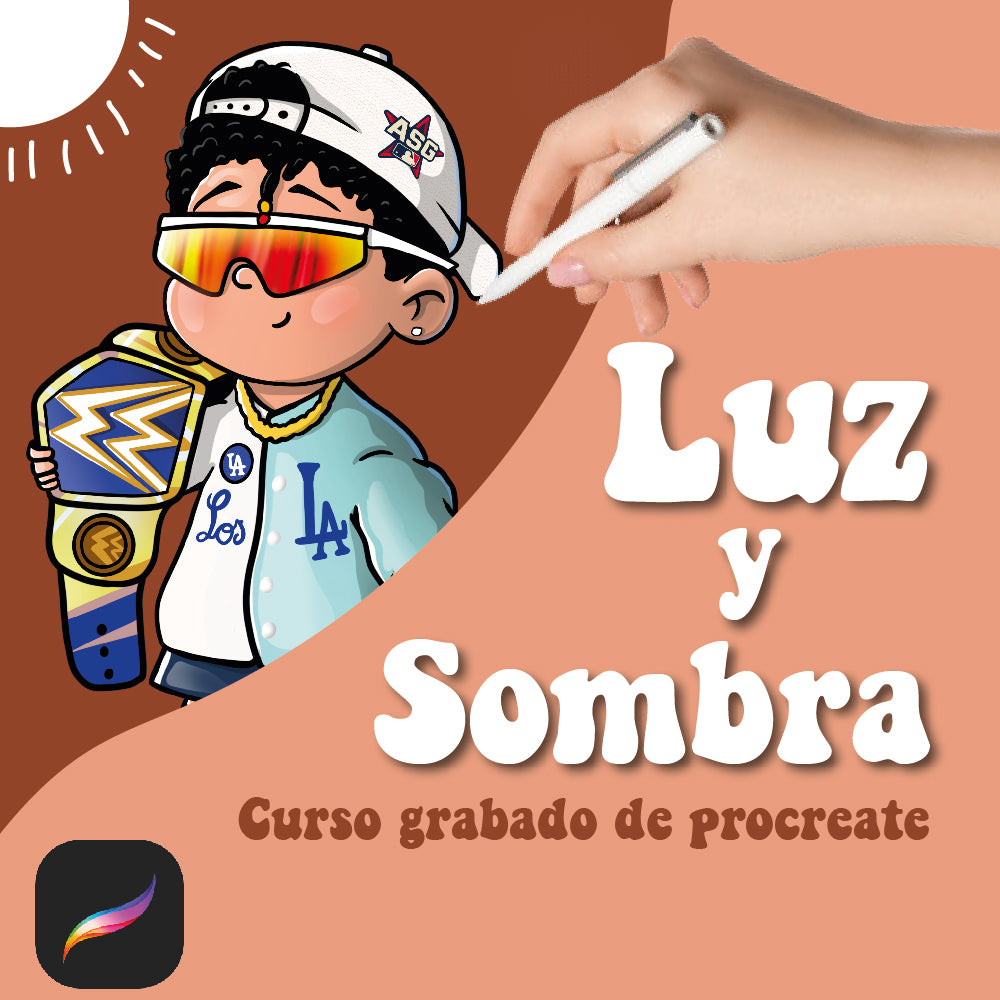 Curso en procreate de Luces y Sombras, avanzado