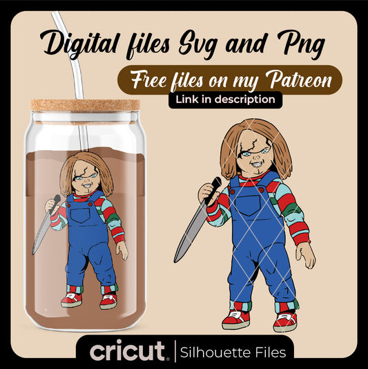 Diseño SVG para Cricut - Chucky svg for cricut, etsy , chucky png Friends Till The End Svg, Halloween Svg, Horror Movie Svg, Cricut, Silhouette Vector Cut File - MenteczSVG