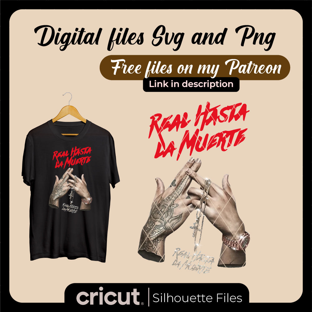 Anuel png, real hasta la muerte manos png, anuel design, perfect for DTF