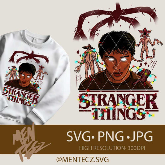Stranger things png, Will Power PNG, Season 5 Will Byers PNG Clipart, for tshirt or sweater