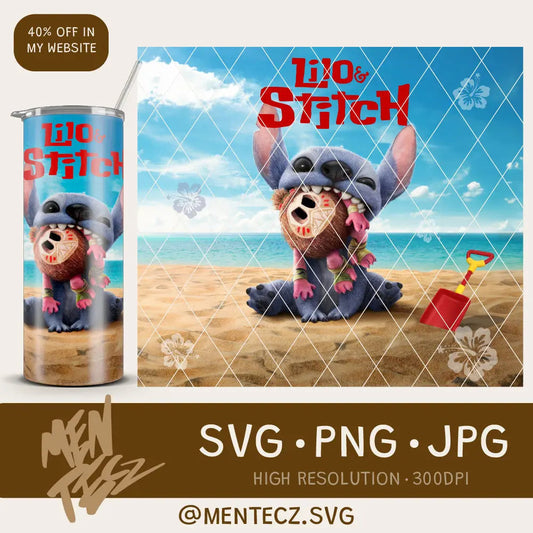 Diseño SVG para Cricut - Movie Blue Monster 20oz Skinny Tumbler Png, Movie Cartoon Live Action Tumbler Png, Blue Monster Cartoon Tumbler Wrap Png, Sublimation File - MenteczSVG