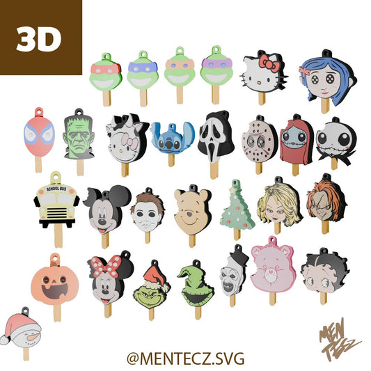 Halloween keychain that doubles as a can opener (STL file) | Spooky 3D print, gothic keychain, Halloween digital download (STL and 3MF files)