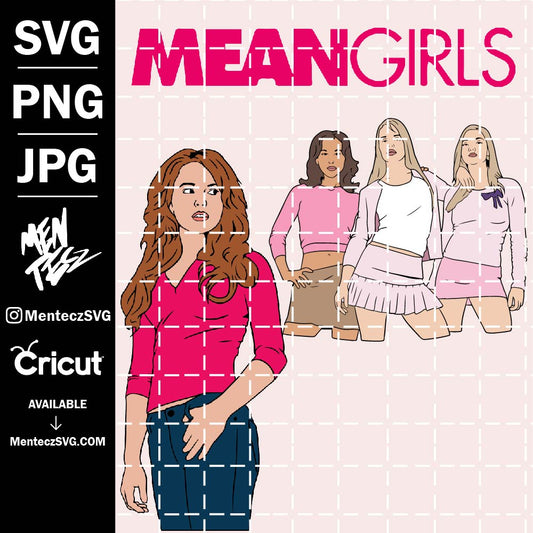 Diseño SVG para Cricut - Mean girls svg, png, jpg - MenteczSVG