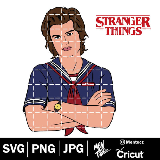 Diseño SVG para Cricut - Steve Harrington svg, Stranger things SVG, HellFire digital download, eleven svg, 11 svg, Eddie Munson svg - MenteczSVG