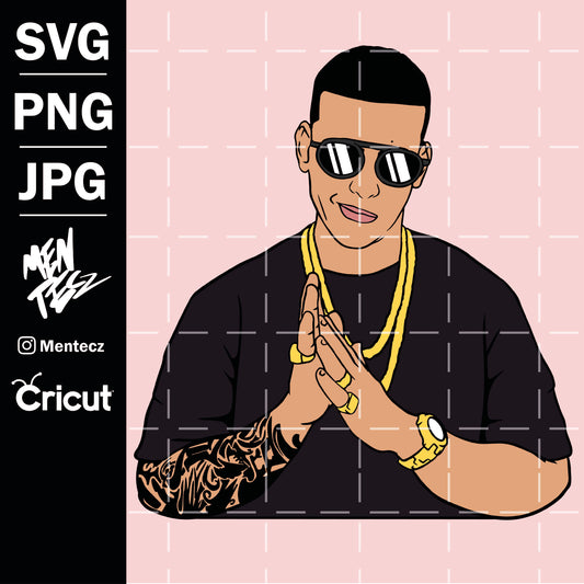 Diseño SVG para Cricut - Daddy yankee SVG , nuevo album LEGENDADDY - MenteczSVG