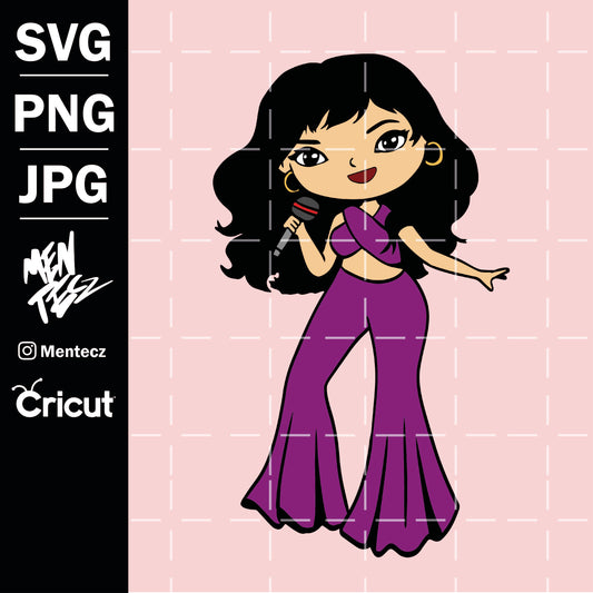 Diseño SVG para Cricut - Baby Selena svg, selena quintanilla svg/Selena Quintanilla svg,png,jpg/Selena svg/Quintanilla svg/bundle svg for cricut - MenteczSVG