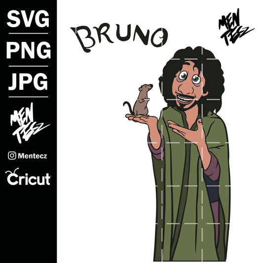 Diseño SVG para Cricut - Bruno svg, Clipart Encanto, antonio svg, Encanto clipart, Encanto Trending, cricut,  svg, png, jpg file art instant download - MenteczSVG