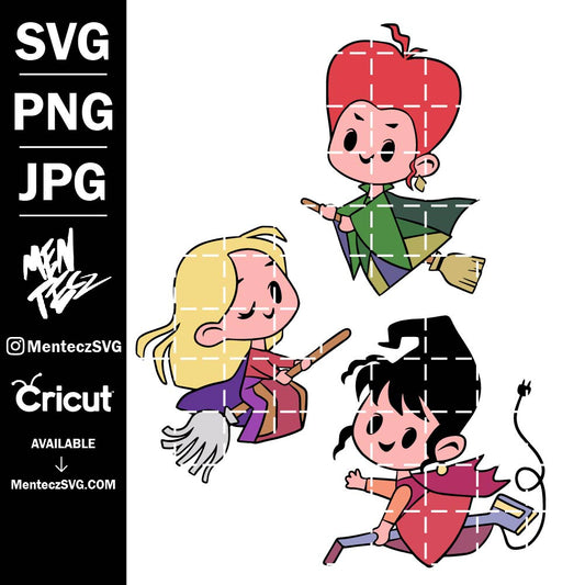 Diseño SVG para Cricut - Hocus Pocus 2 SVG, Halloween Svg Bundle , Sanderson sisters Svg Bundle , Witches Svg , Svg files for Cricut and Silhouette, baby - MenteczSVG