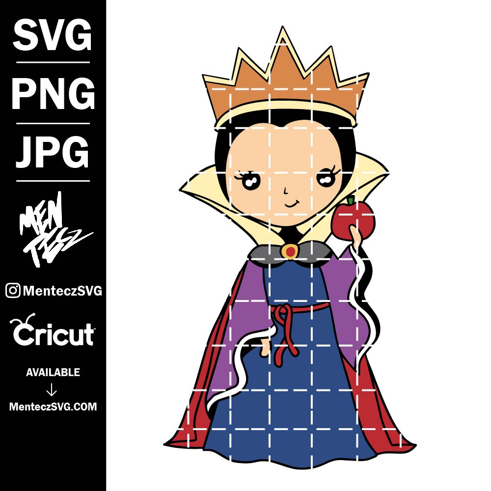Baby Reina Grimhilde SVG - Blancanieves SVG, villains