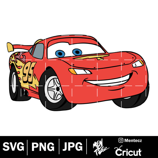 Diseño SVG para Cricut - cars svg, saetta svg, saetta mcqueen svg, cars cricut, cars cut file, cars silhouette, cars clipart,  Disney - MenteczSVG