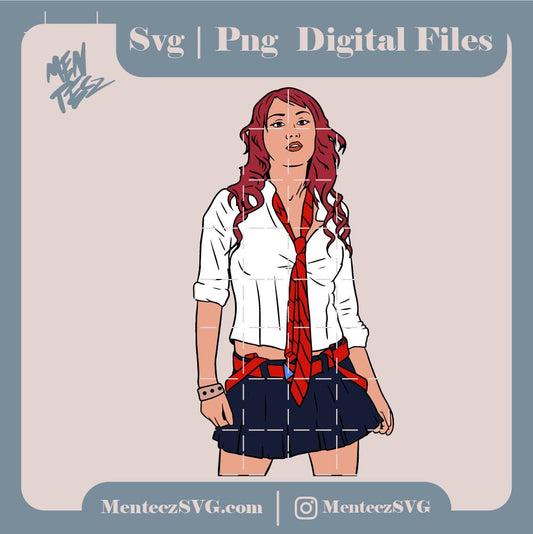 Diseño SVG para Cricut - Roberta Pardo svg, rebelde, RBD Digital File , Rebelde Sublimation, Roberta clipart, png , jpg - MenteczSVG