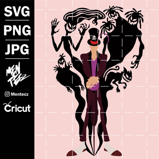 Dr. Facilier SVG, png & JPG, Disney for cricut
