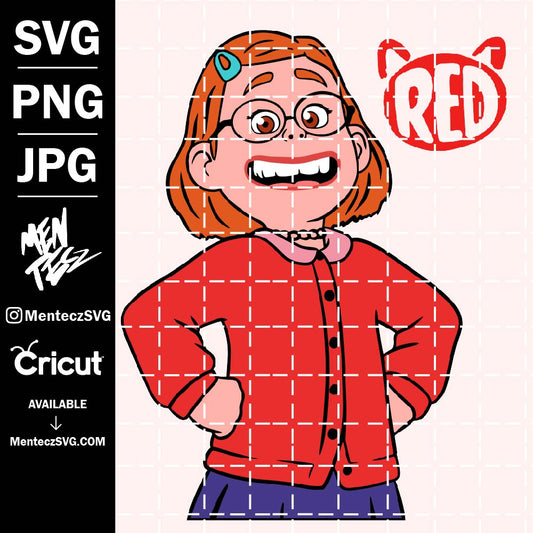 Diseño SVG para Cricut - Turning Red Bundle Svg, Disney Svg, Red Png, Turning Red Clipart, Turning Red Svg, Printable Cliparts Transparent Files, Digital Files - MenteczSVG