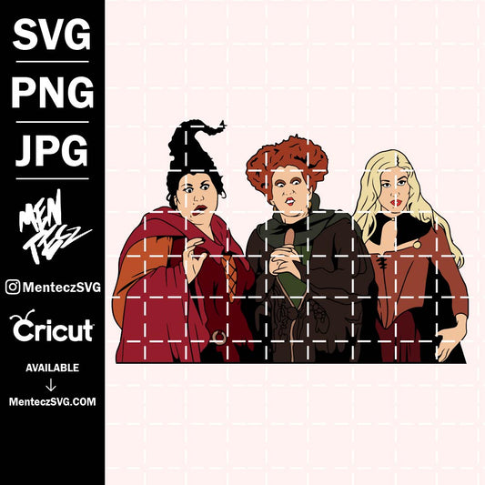 Diseño SVG para Cricut - Hocus Pocus SVG, Halloween Svg Bundle , Sanderson sisters Svg Bundle , Witches Svg , Svg files for Cricut and Silhouette , - MenteczSVG