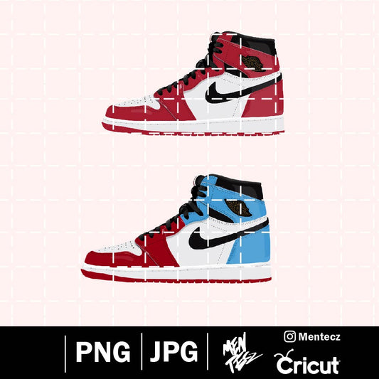 Diseño SVG para Cricut - Jordan nike 1 PNG, jpg - MenteczSVG
