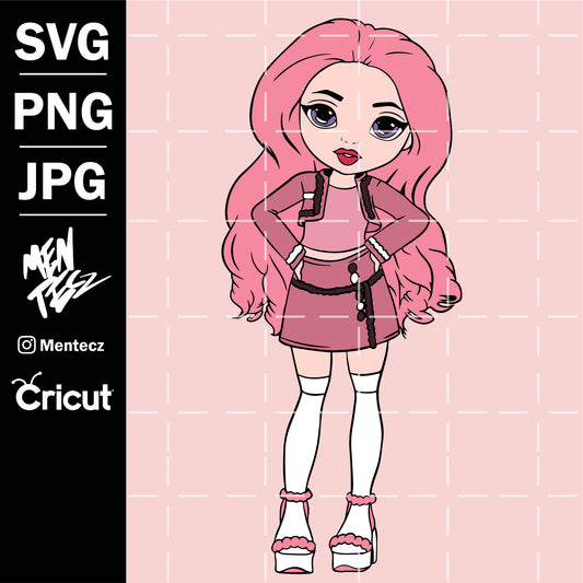 Diseño SVG para Cricut - Bella Parker SVG, Rainbow High Svg DIGITAL FILE Svg Png Jpg | - MenteczSVG