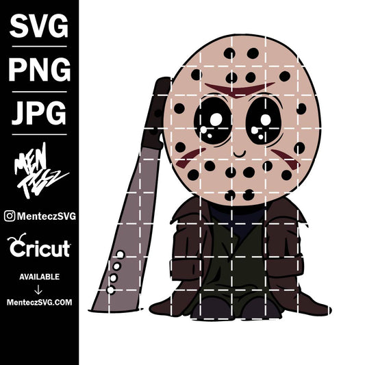 Diseño SVG para Cricut - Baby Jason Voorhees SVG, png, jpg, Jason Voorhees PNG - MenteczSVG