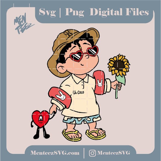 Diseño SVG para Cricut - Un verano sin ti svg, baby benito svg, Bad Bunny heart svg, Png & Jpg  Digital Download, San valentin, summer - MenteczSVG
