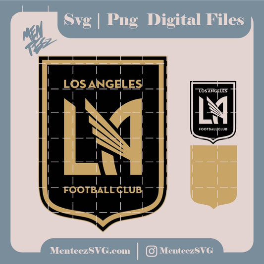 Diseño SVG para Cricut - Los angeles foodball club svg, png, soccer, Futbol mexico svg - MenteczSVG