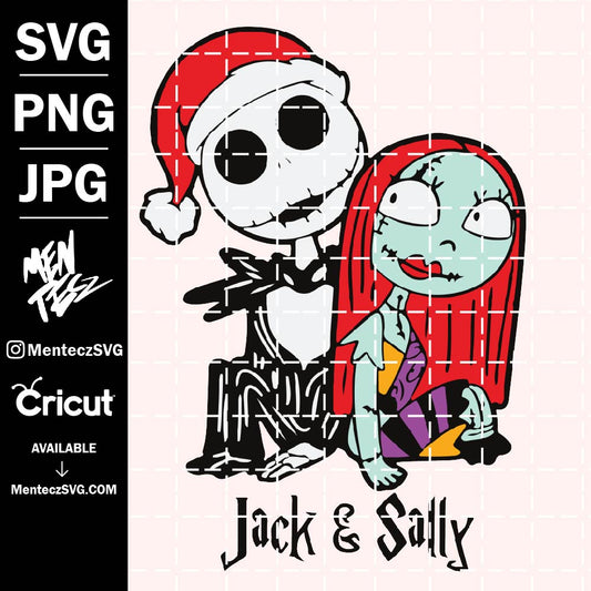 Diseño SVG para Cricut - Jack y Sally Starbucks Cold Cup SVG, Envoltura completa para Starbucks Venti Cold Cup, Custom Starbuck, Archivos para Cricut - MenteczSVG