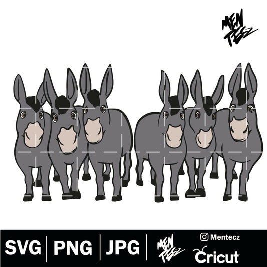 Diseño SVG para Cricut - burros svg, Clipart Encanto, antonio svg, Encanto clipart, Encanto Trending, cricut,  svg, png, jpg file art instant download - MenteczSVG