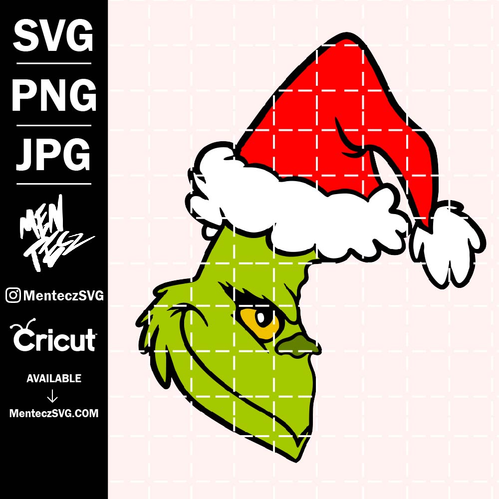 Grinch starbucks SVG, Grinch face cut file, Grinch image png, High Quality SVG, Christmas Cut File, Cricut, Silhouette Cut File