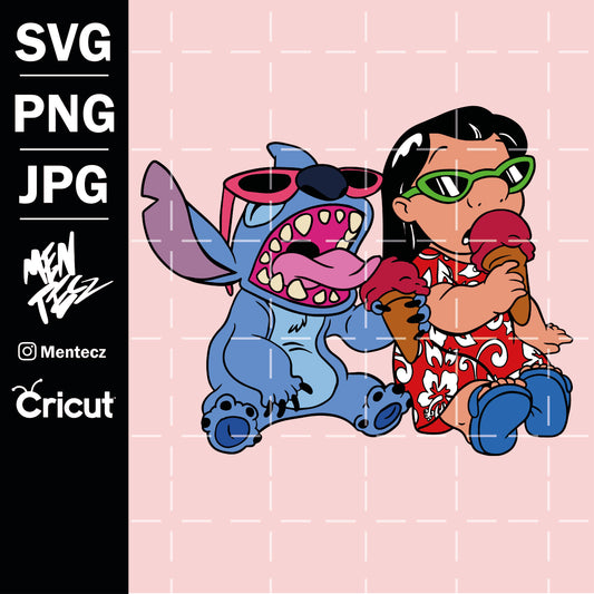 Diseño SVG para Cricut - Lilo & Stitch svg, Lilo svg, Stitch svg, Angel svg, Princess svg, evil svg, Stitch Clipart, tshirt svg, Tumbler svg, Mug svg, Starbucks svg  Disney - MenteczSVG
