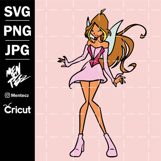 Diseño SVG para Cricut - Winx Club svg, Clipart png jpg eps and Ai cricuy, clipart - MenteczSVG