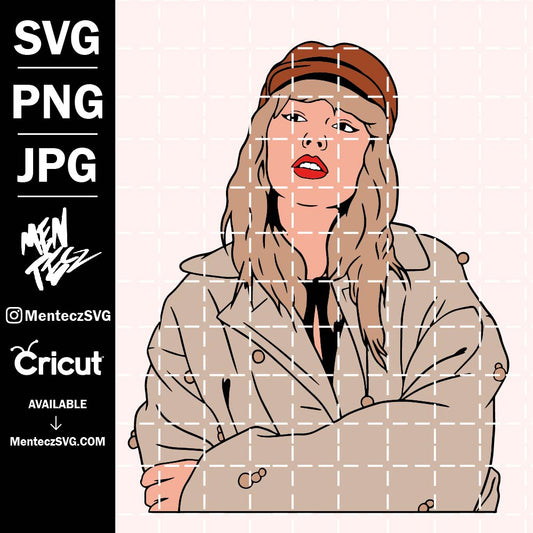 Diseño SVG para Cricut - Taylor Swift Svg, Png, JPG  Taylor Swift 1989 Silhouette, Cricut, clipart Cutting Plotter Tshirt Design clipart- Instant Download - MenteczSVG